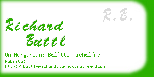 richard buttl business card